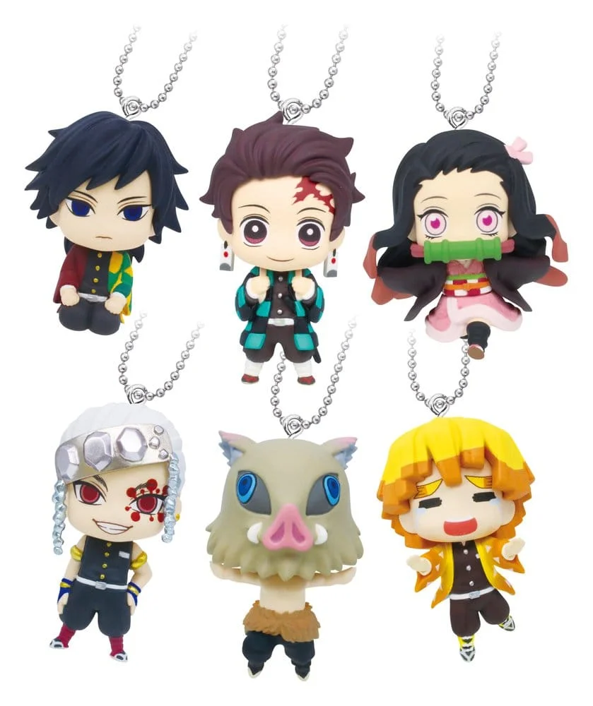 Demon Slayer: Kimetsu no Yaiba Swing Danglers Keychains 3cm Blind Pack - 1 Unidade